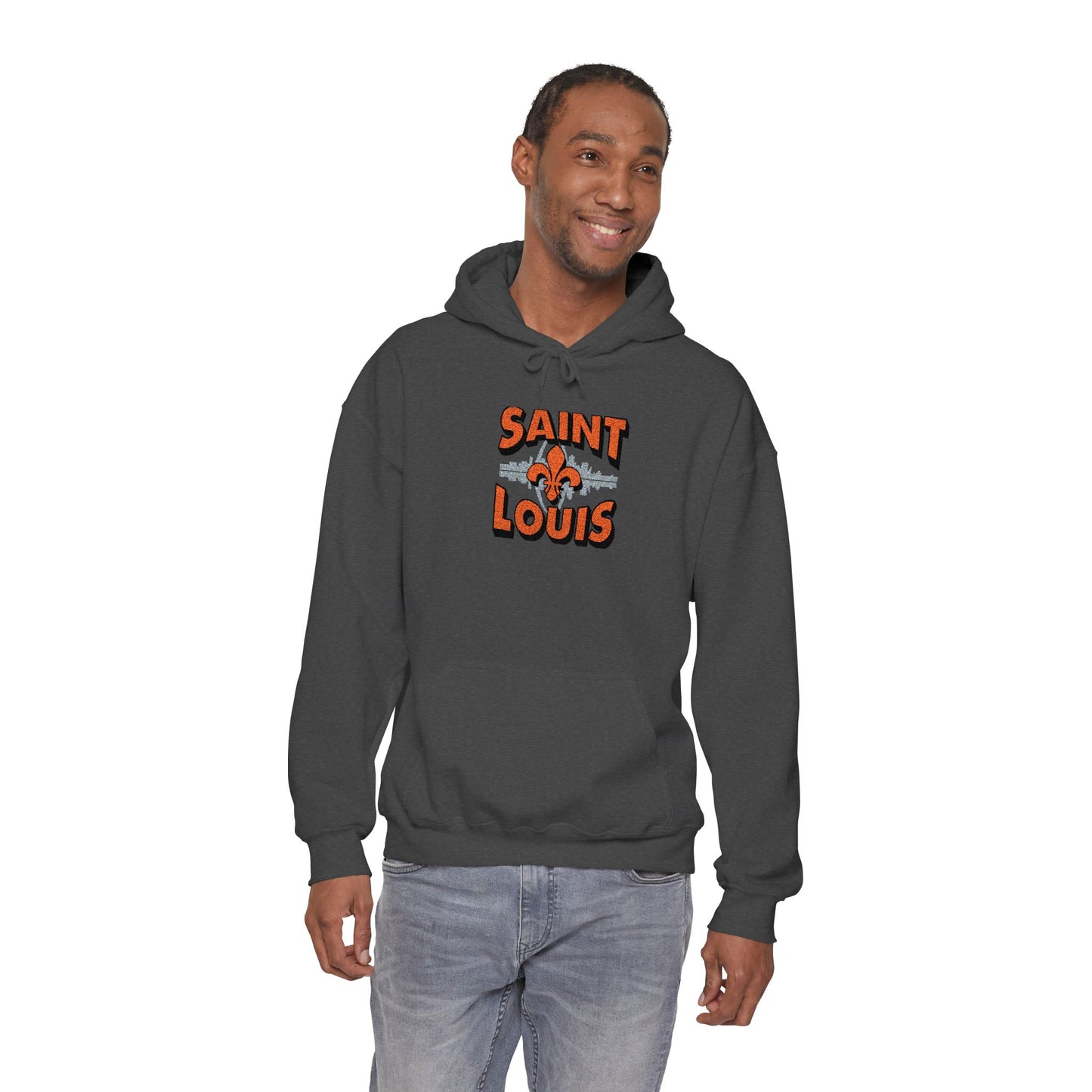 Saint Louis City Skyline Embroidered Hoodie