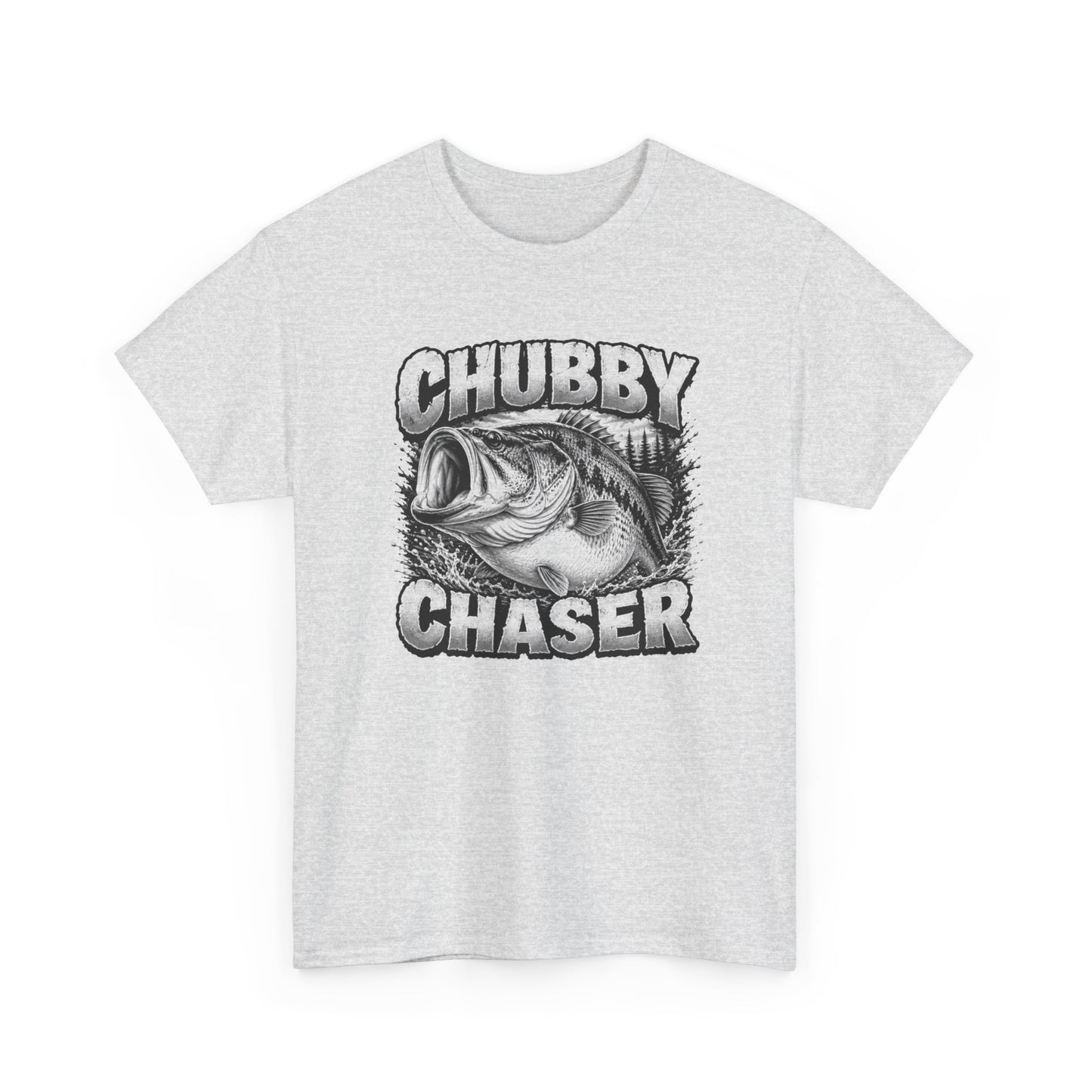 Fishing T-Shirt — "Chubby Chaser" Bass Graphic Tee