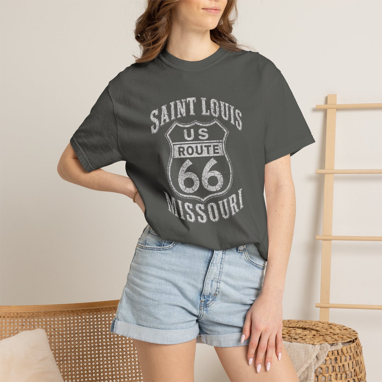 Saint Louis Route 66 Missouri T-Shirt — Vintage Road Trip Tee