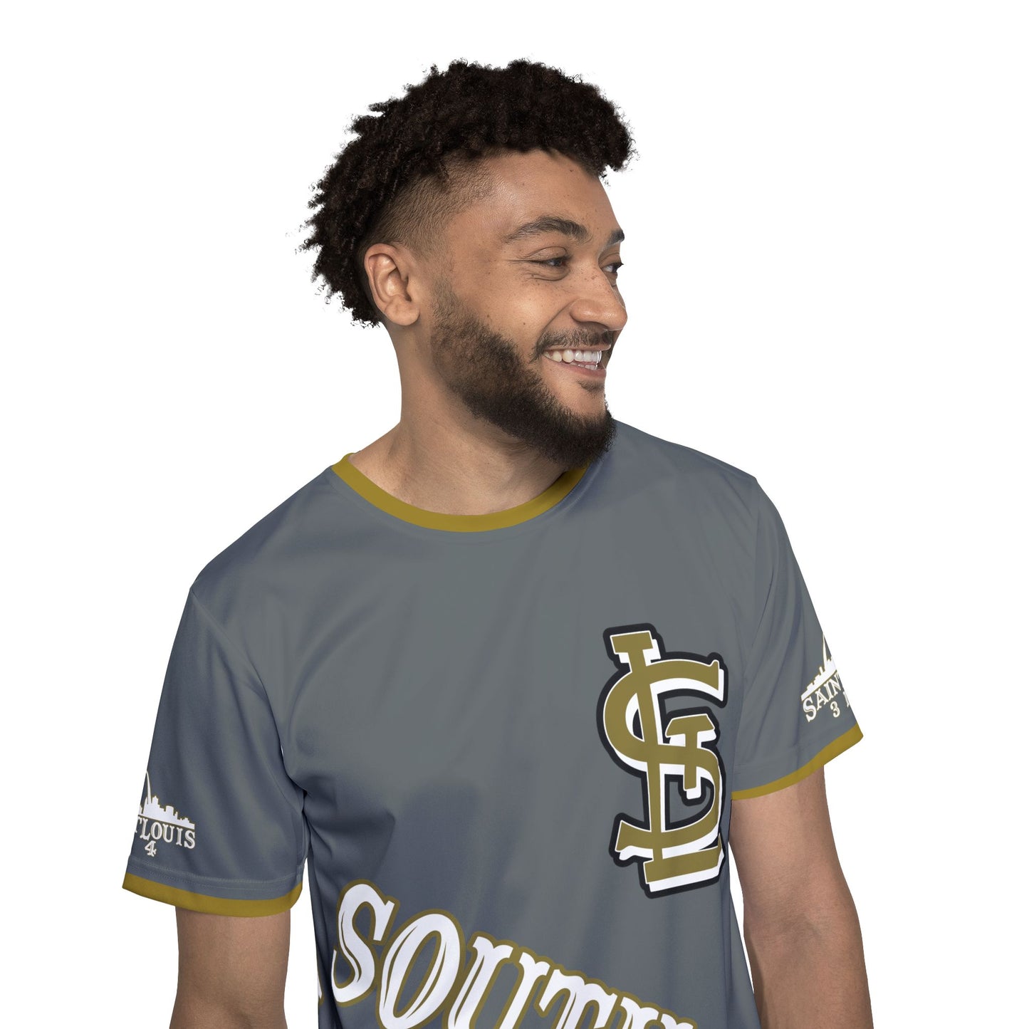 Southside STL All Over Print Sport Jersey (Dark Grey)– Gold Skyline Edition