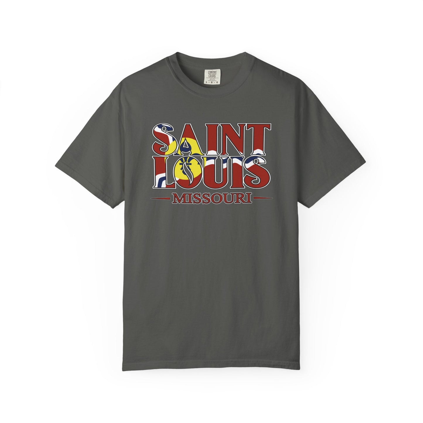 Saint Louis Missouri T-Shirt — Vintage St. Louis Flag Graphic Tee