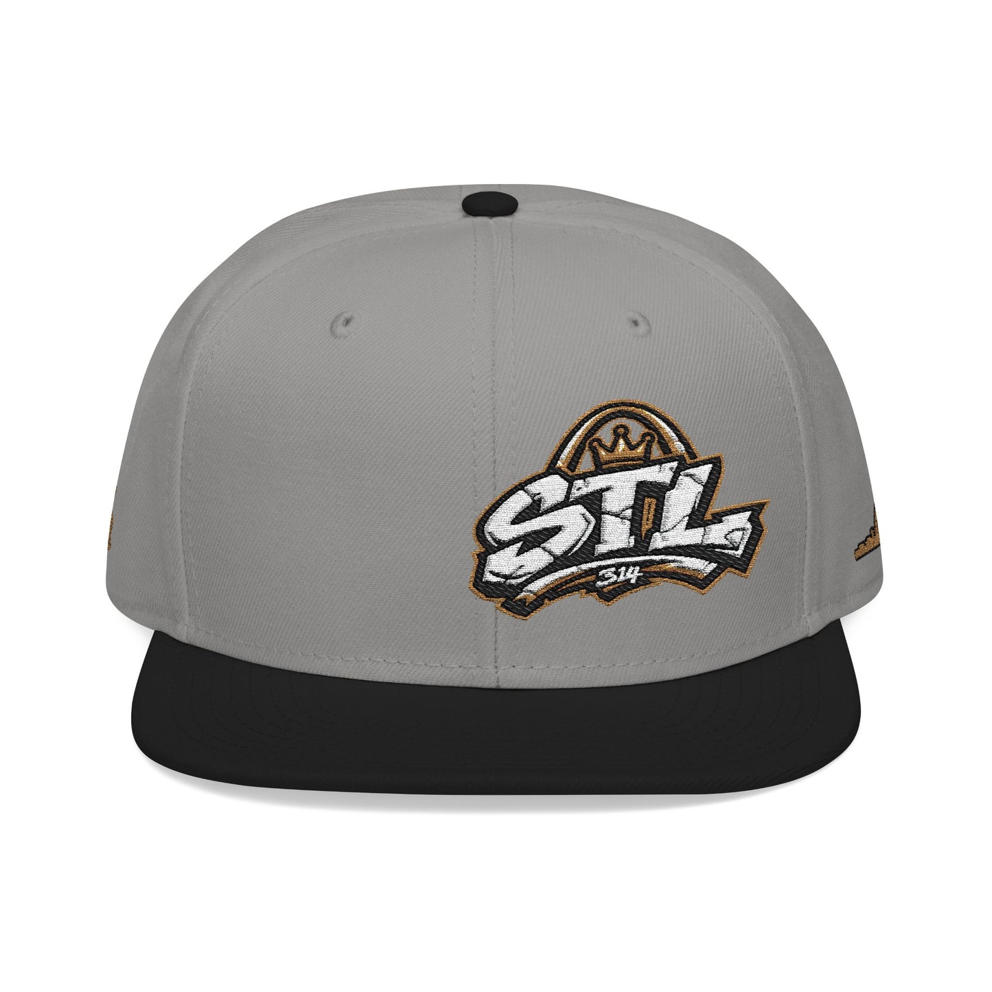 STL Embroidered Snapback Hat — St. Louis Retro Logo Cap