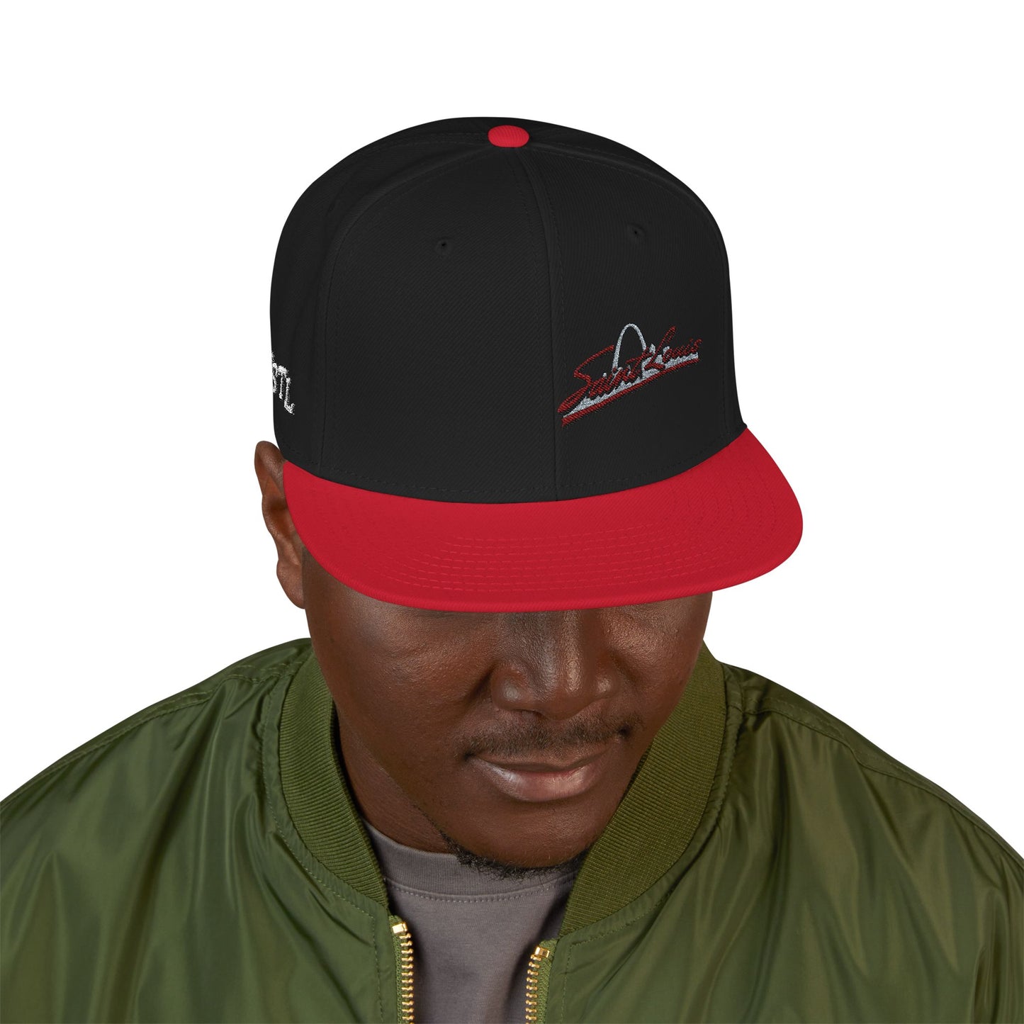 Embroidered Saint Louis Snapback Hat