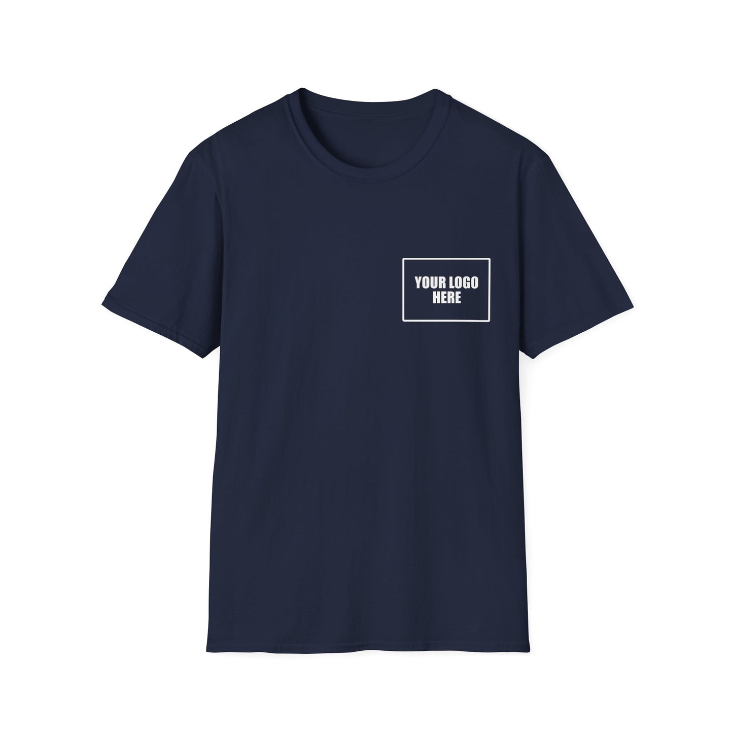 Custom Front Pocket Logo Work T-Shirt