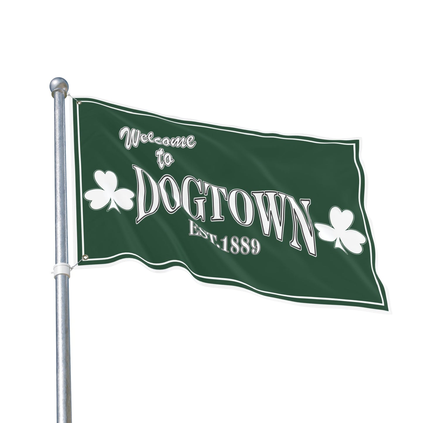 Welcome To Dogtown - Double Sided Flag