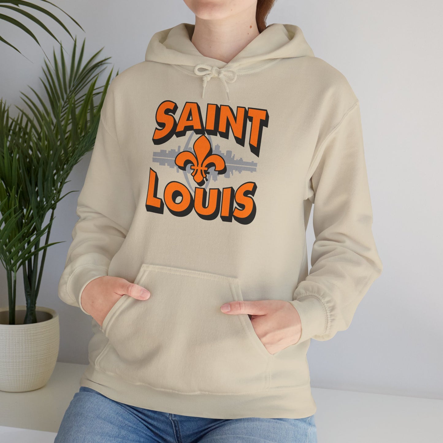 Saint Louis Graphic Hoodie — City Skyline Saint Louis Hoodie