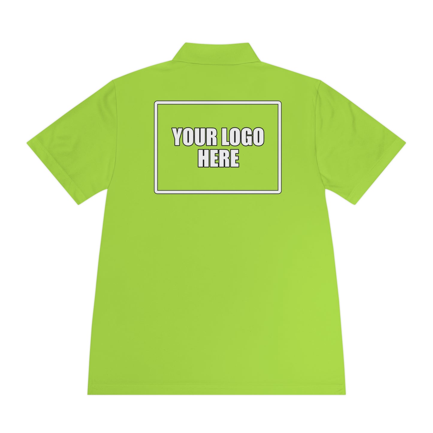 Customizable Sport Polo Work Shirt - Front & Back Logo Work Polo