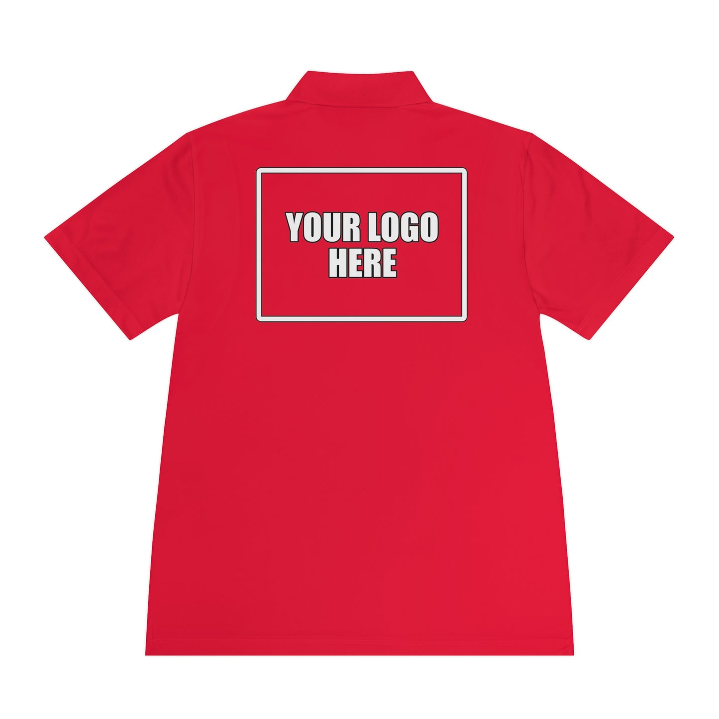 Customizable Sport Polo Work Shirt - Front & Back Logo Work Polo