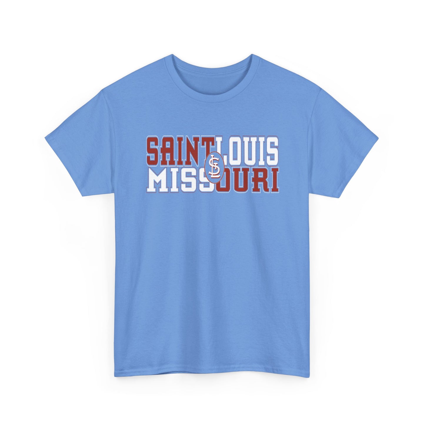 St Louis Missouri Unisex Tee in Red & White
