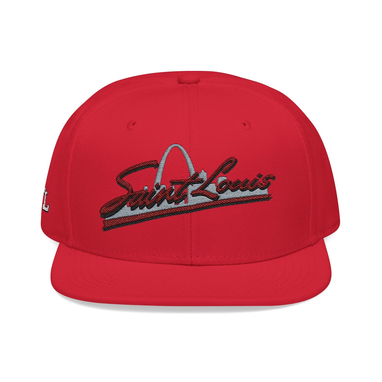 Embroidered Snapback-Full Front Saint Louis Logo Printify