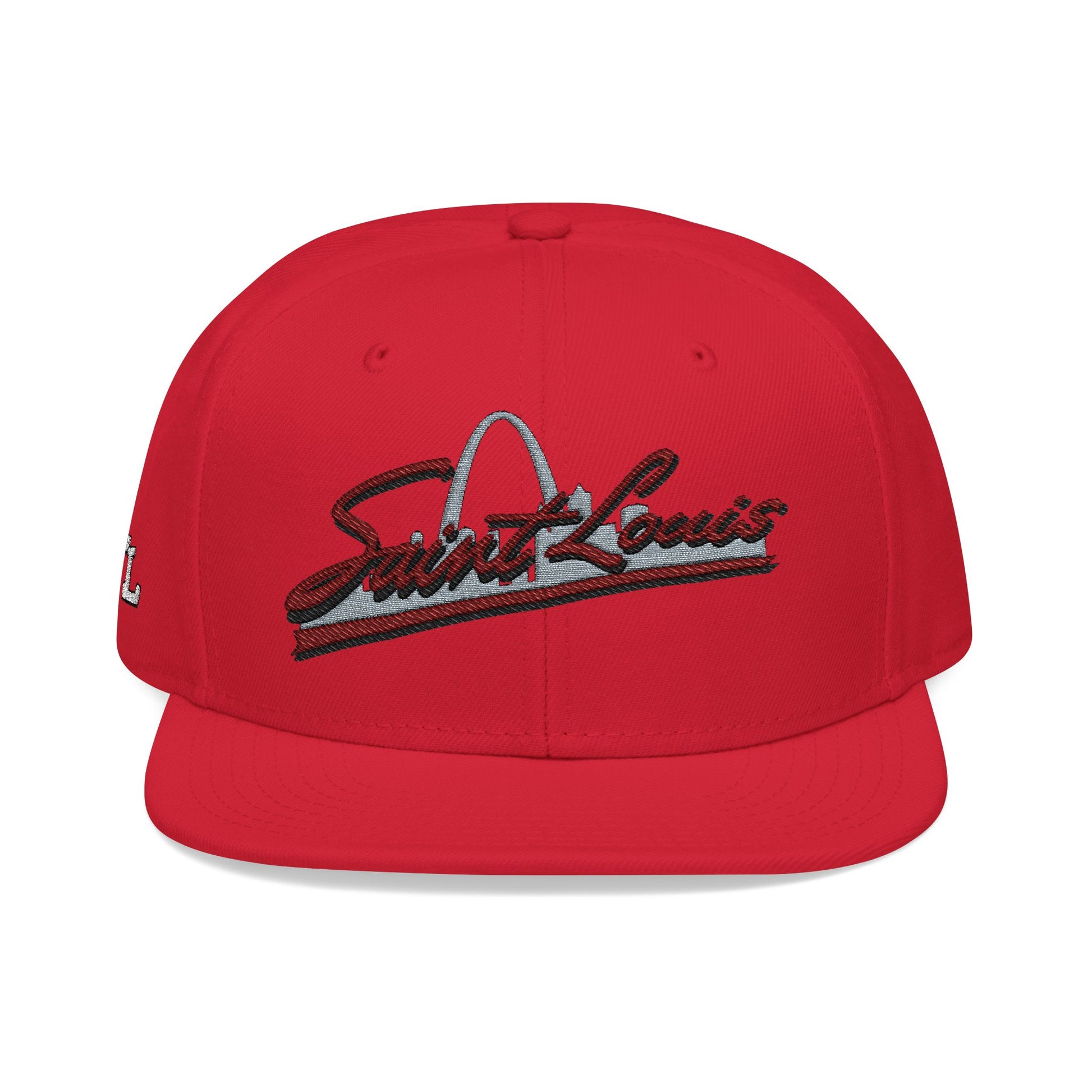 Embroidered Snapback-Full Front Saint Louis Logo Printify