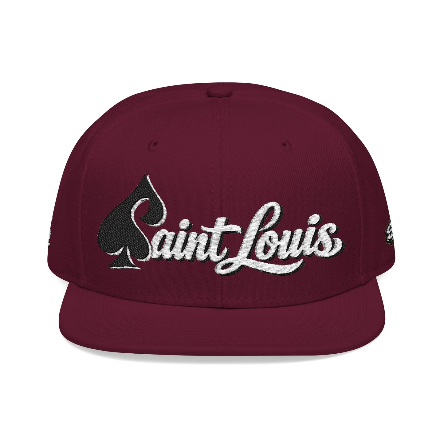 Embroidered 'Saint Louis' Snapback Hat