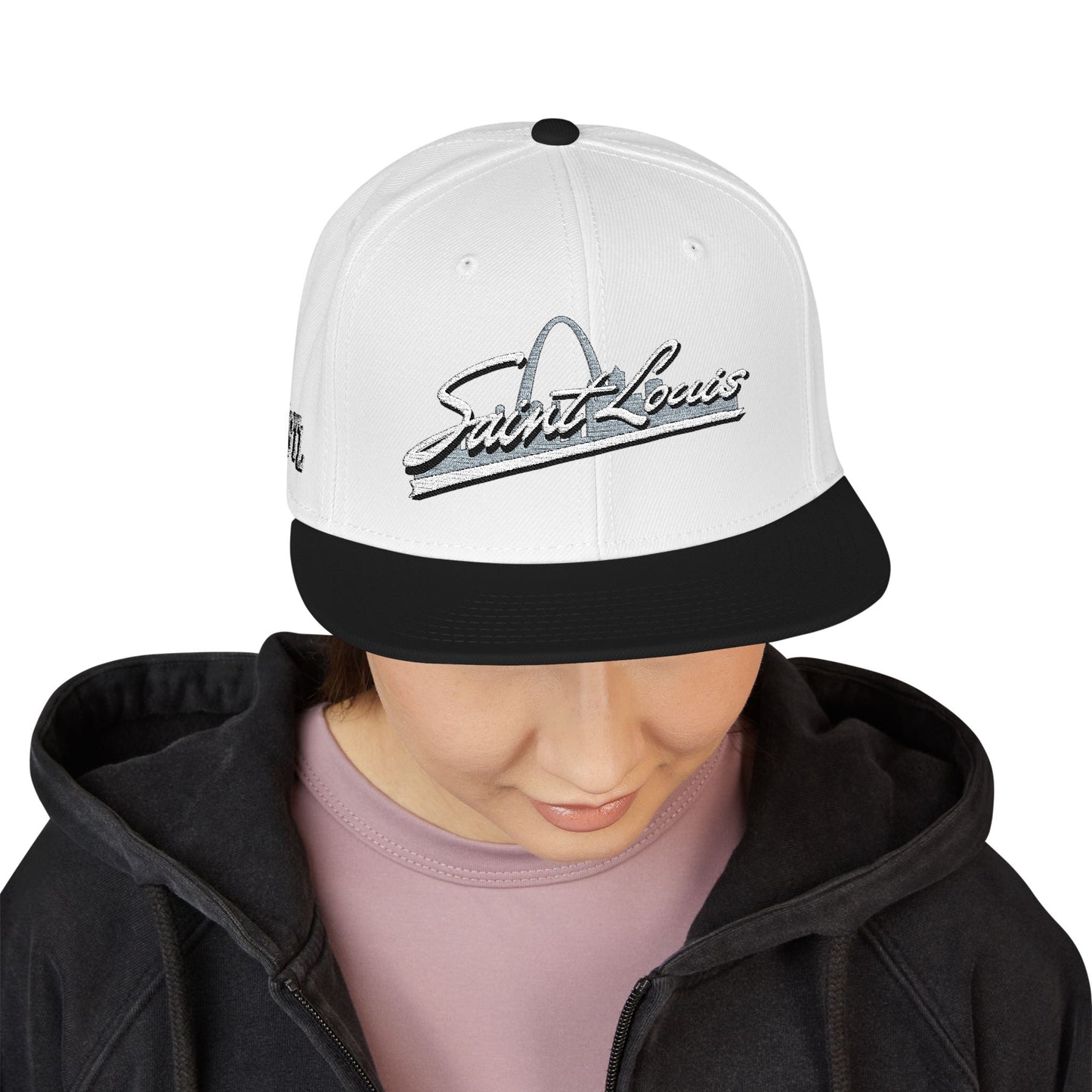 Snapback (Embroidery)-Saint Louis Logo Printify