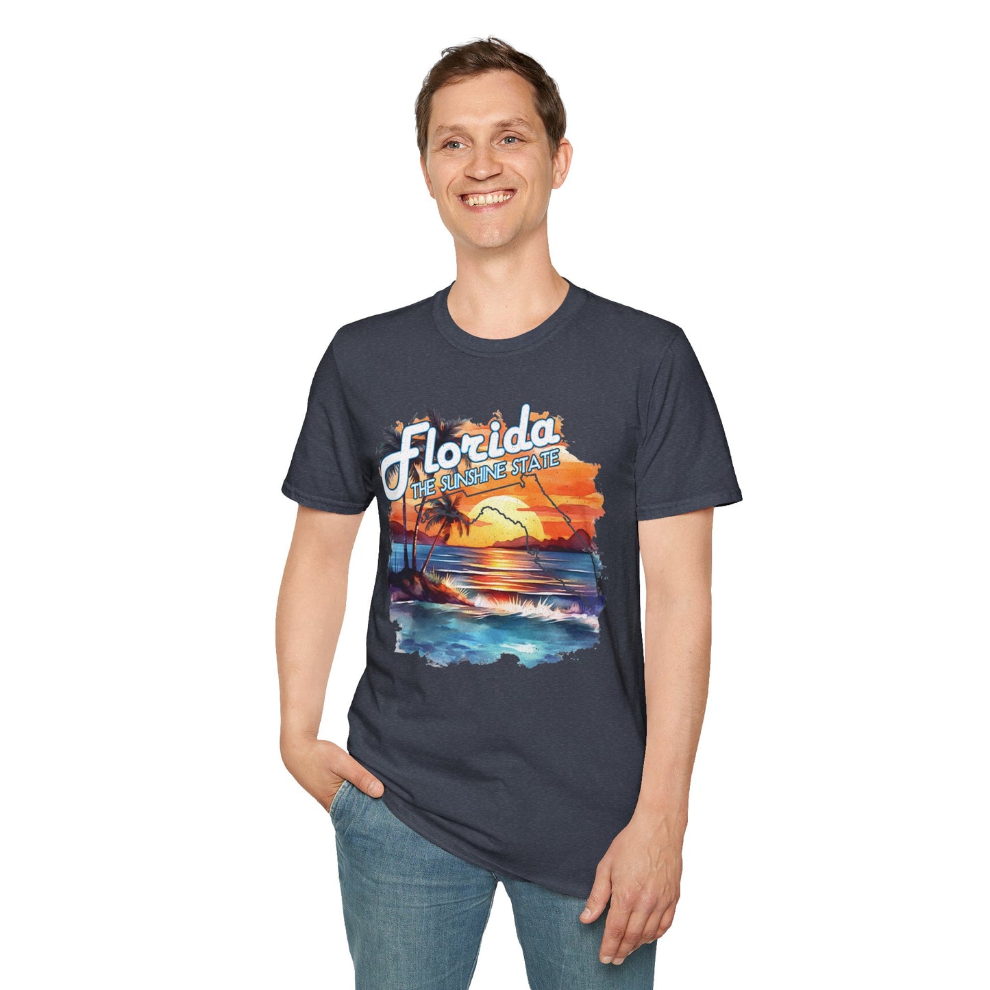 Florida Sunshine State T-Shirt - Unisex Softstyle