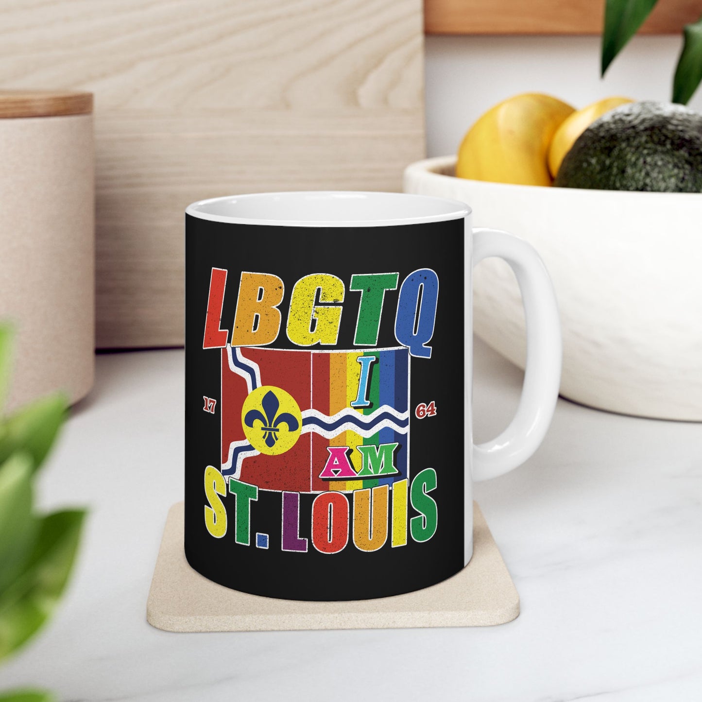 Ceramic Mug - Saint Louis LBGTQ Design