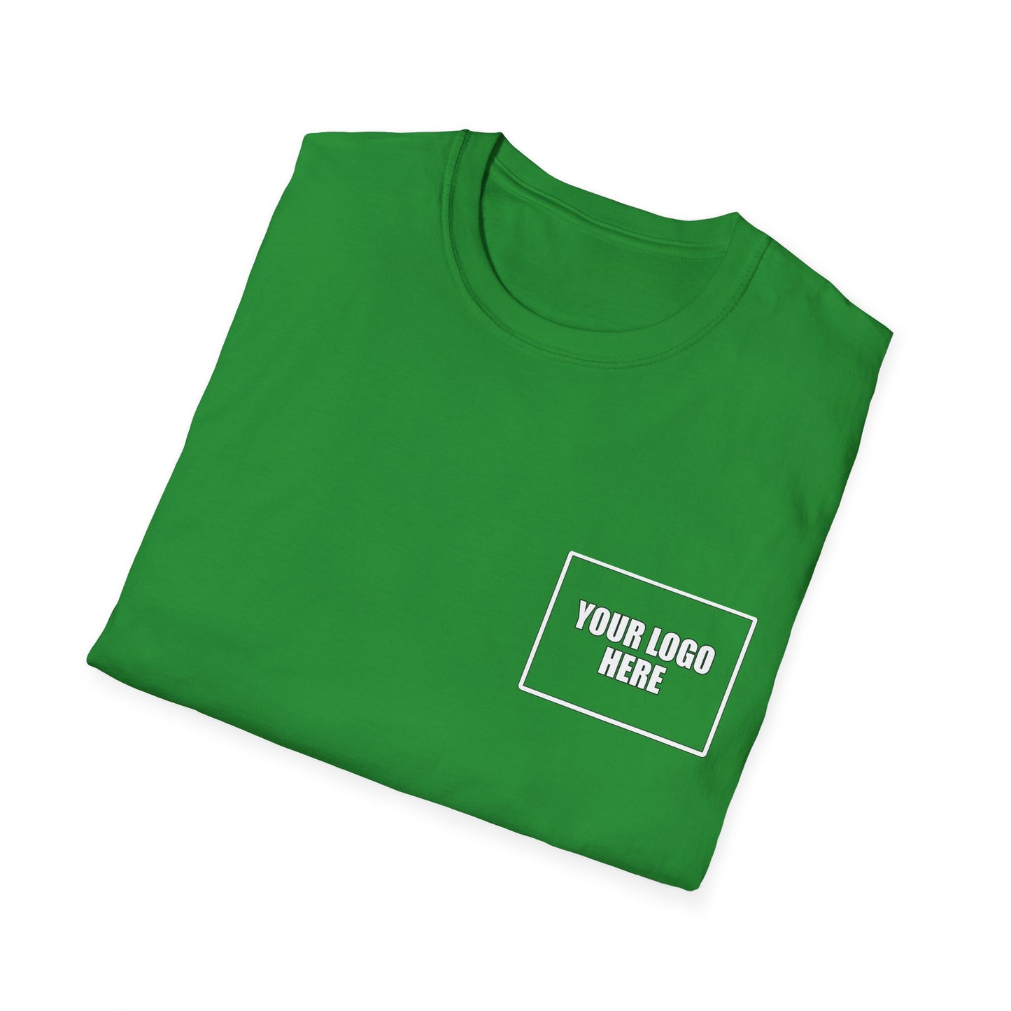 Custom Front Pocket Logo Work T-Shirt