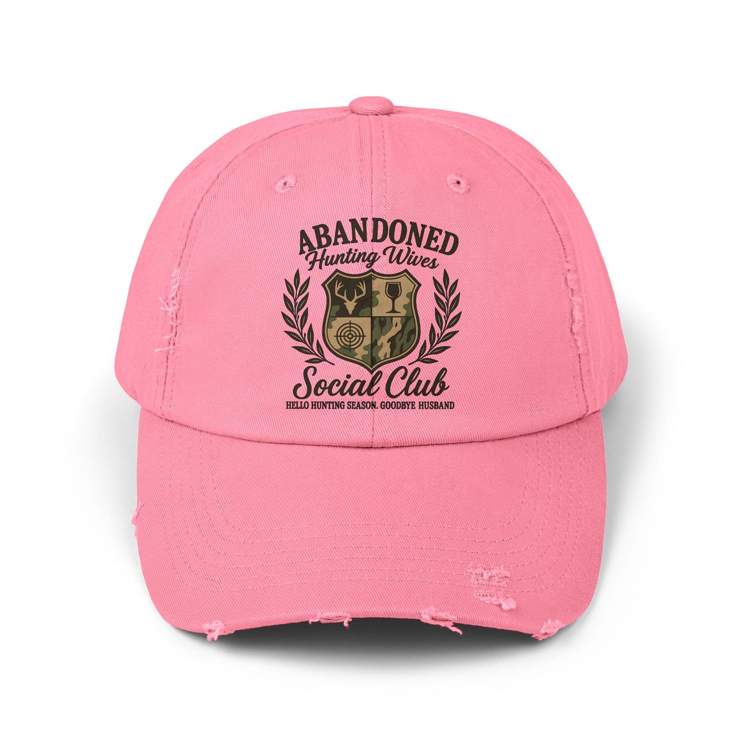Distressed Cap - Abandoned Wives Social Club