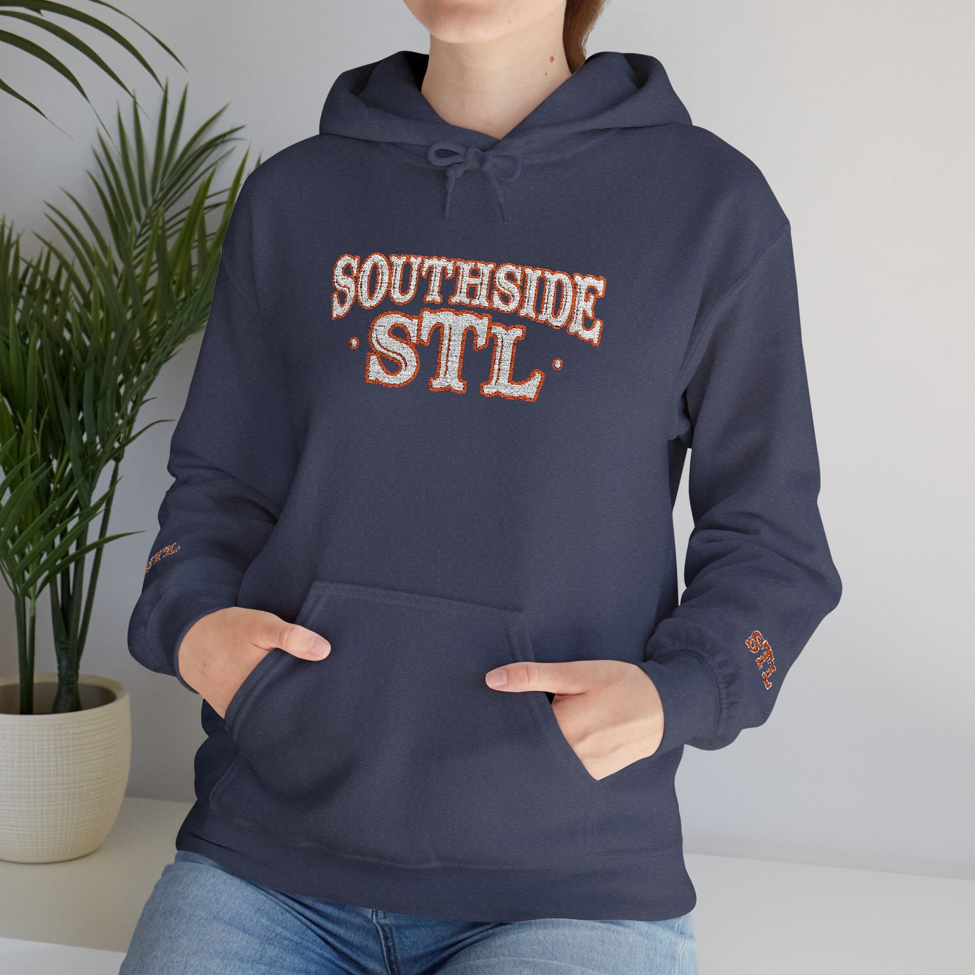 Embroidered Hoodie - Southside STL Design Printify
