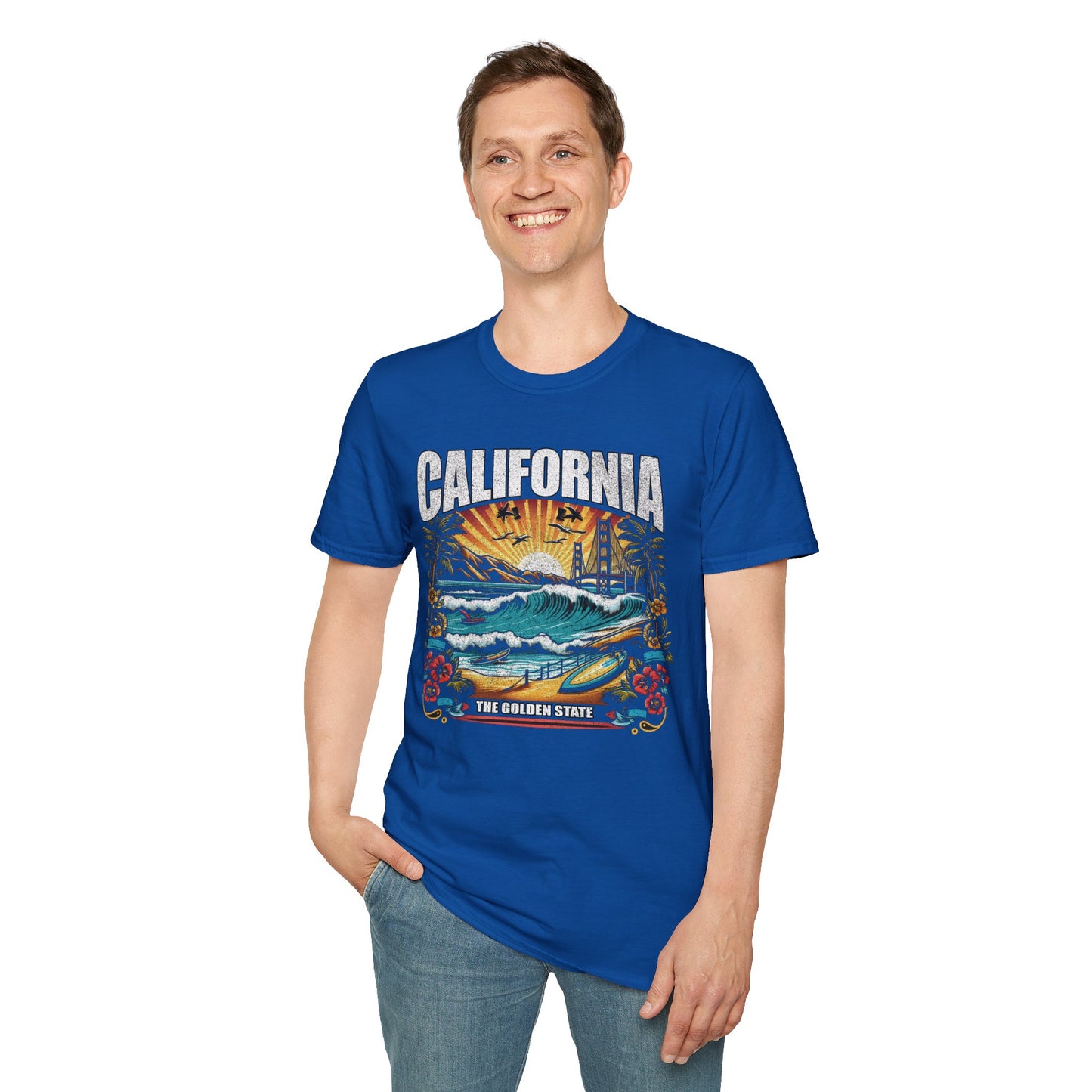California The Golden State Graphic Tee