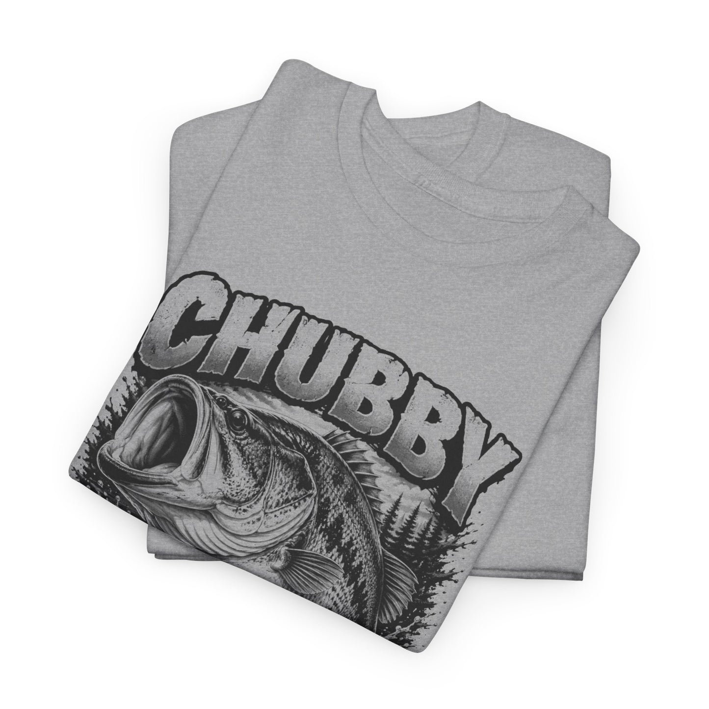 Fishing T-Shirt — "Chubby Chaser" Bass Graphic Tee