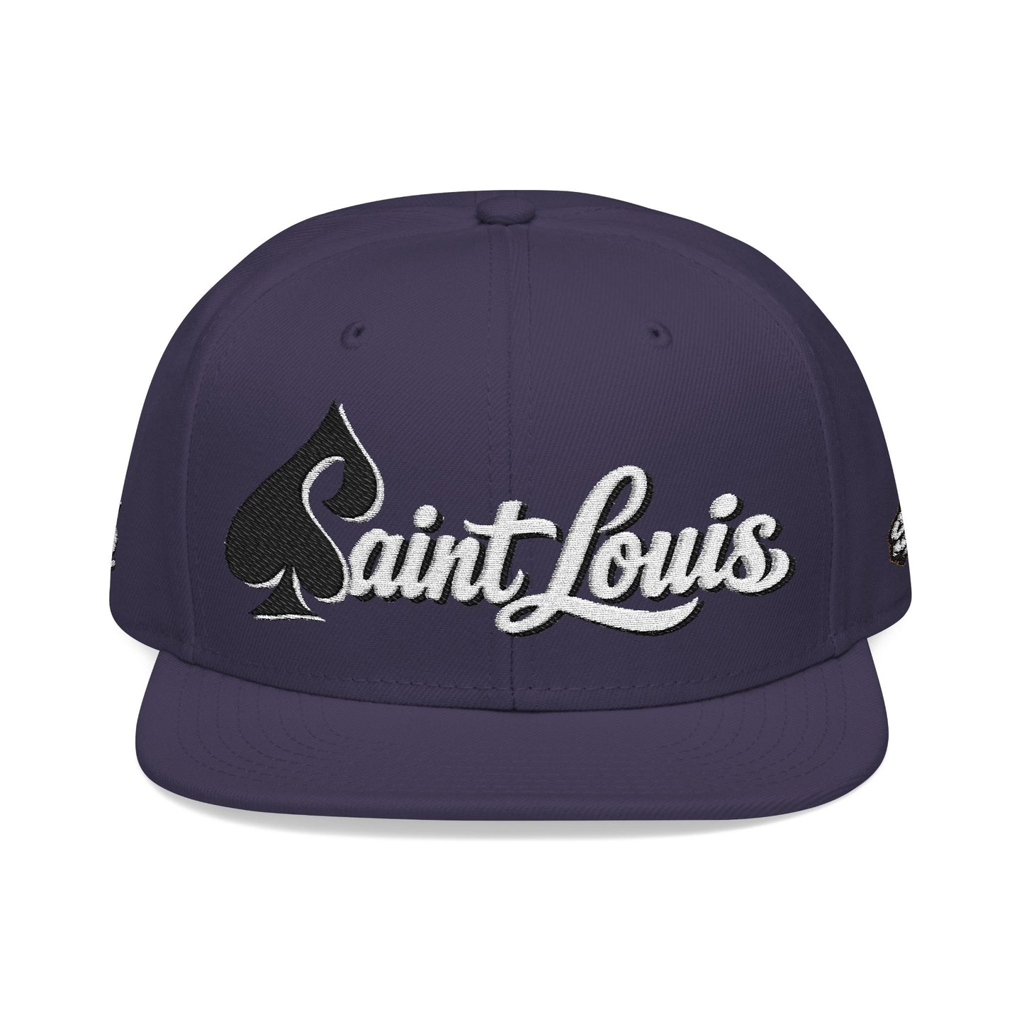 Embroidered 'Saint Louis' Snapback Hat