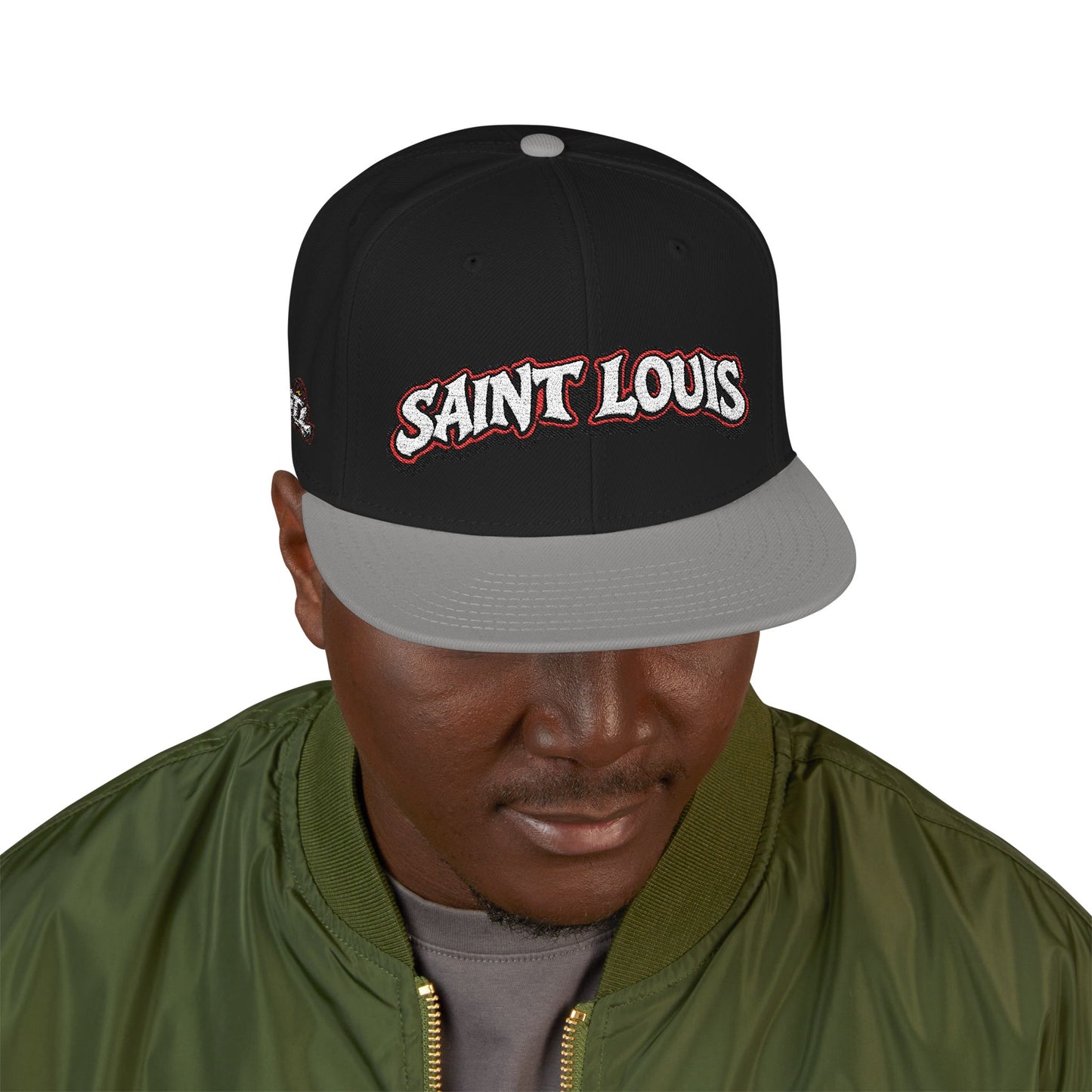 Snapback Hat — ‘St. Louis’ Embroidered Streetwear Cap