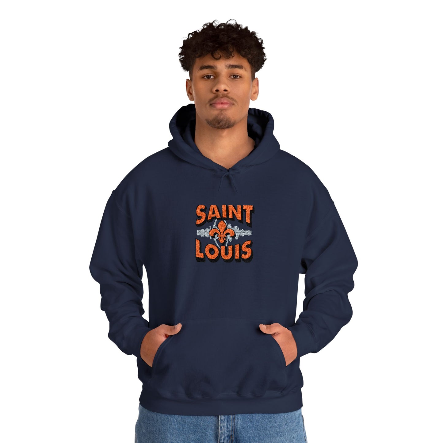 Saint Louis City Skyline Embroidered Hoodie