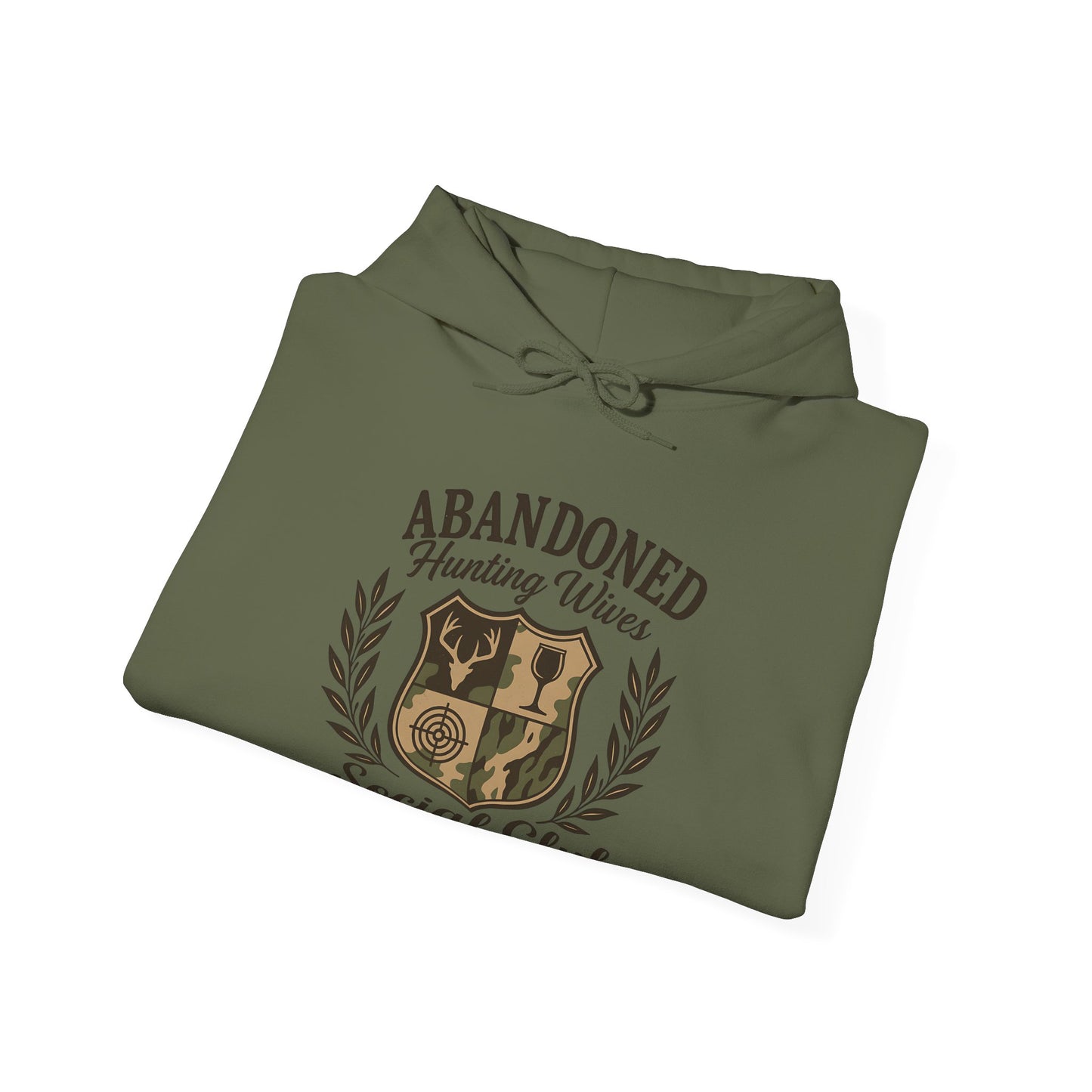 Abandoned Hunters Wives Social Club Hoodie Printify