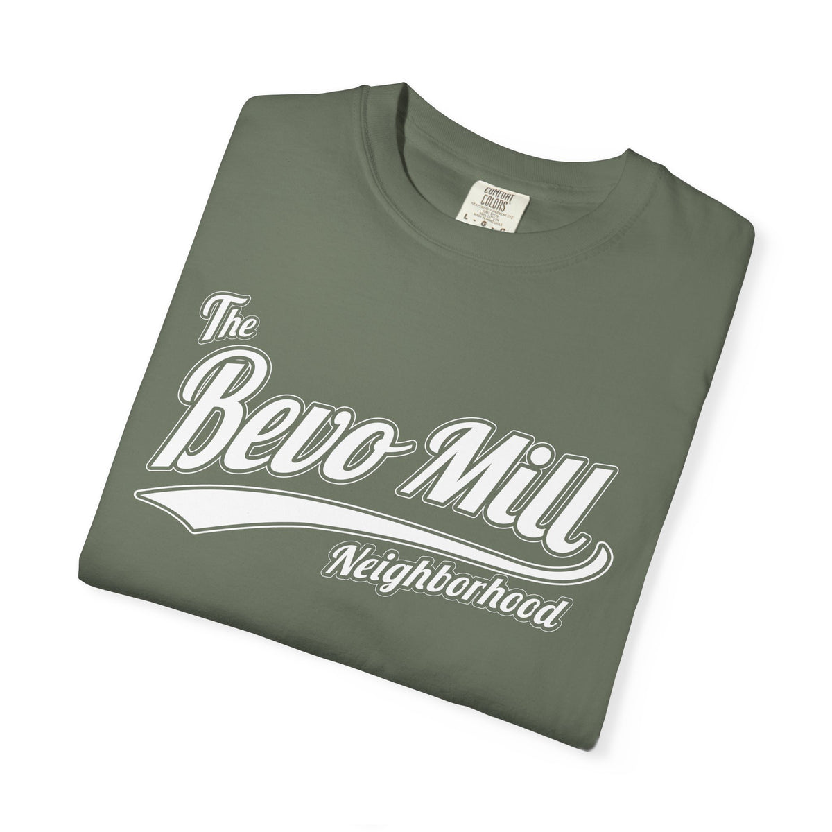 Bevo Mill Neighborhood T-Shirt — Vintage Script Local Pride Tee