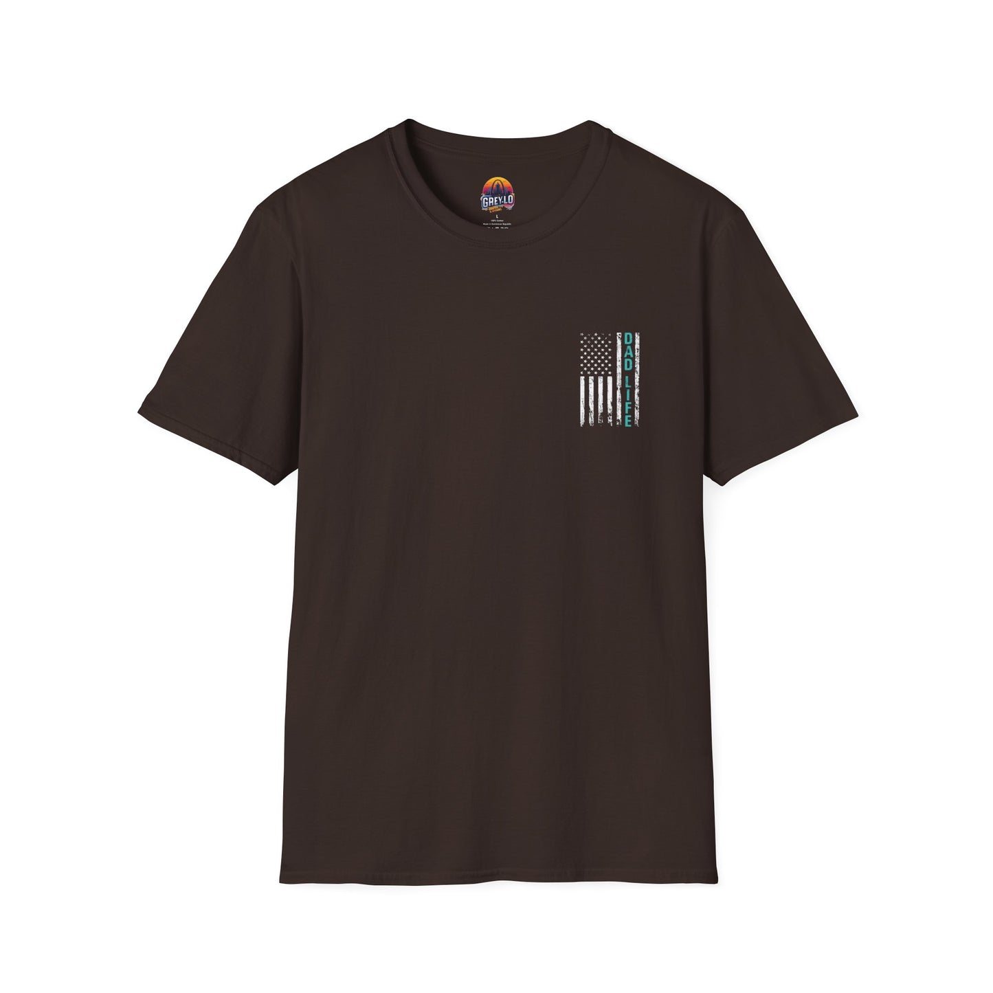 Dad Life Front and Back Graphic Tee