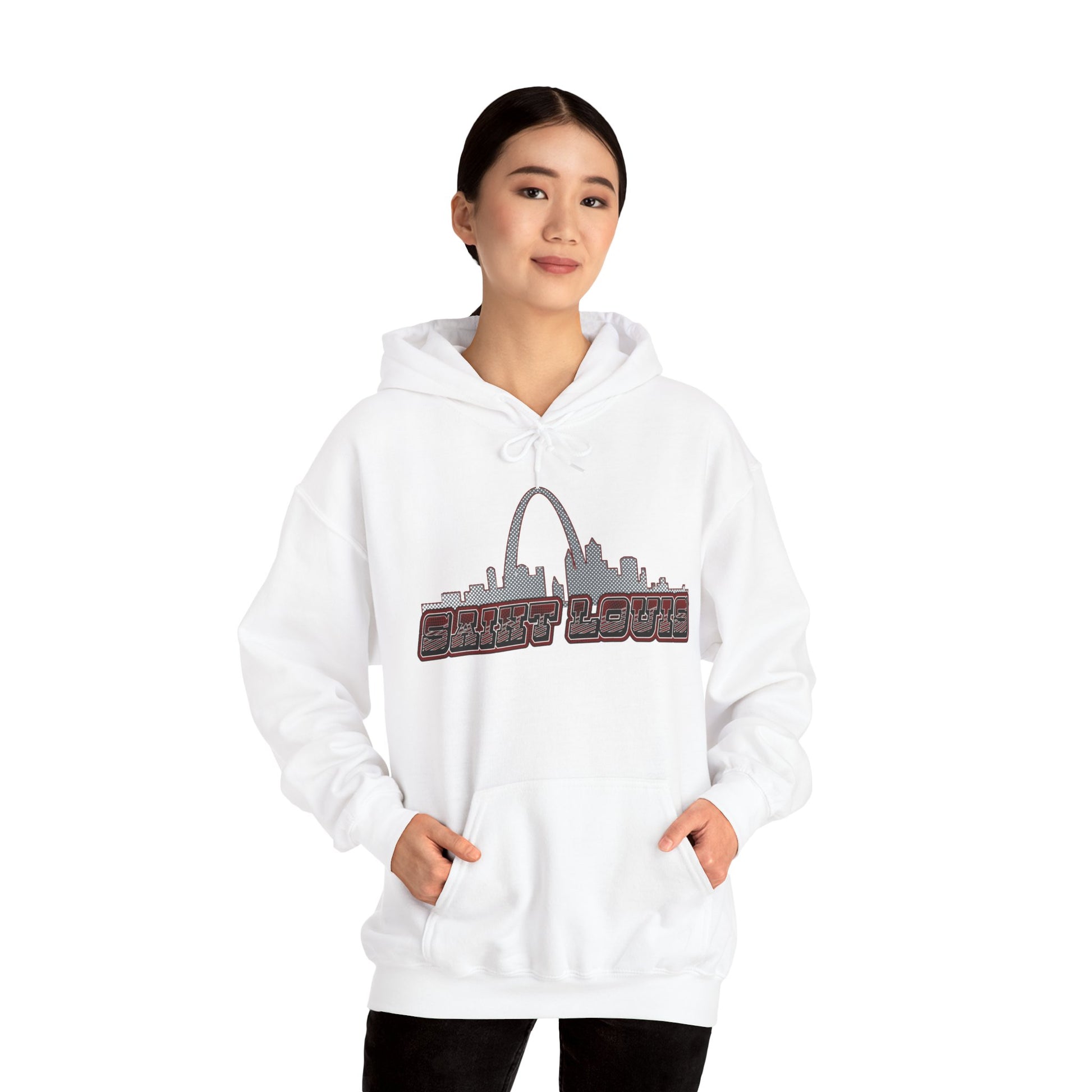 Saint Louis Graphic Hoodie - Unisex Sweatshirt Printify