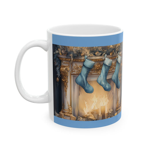 Hearthside Holiday Mug (11oz, 15oz)-Ceramic