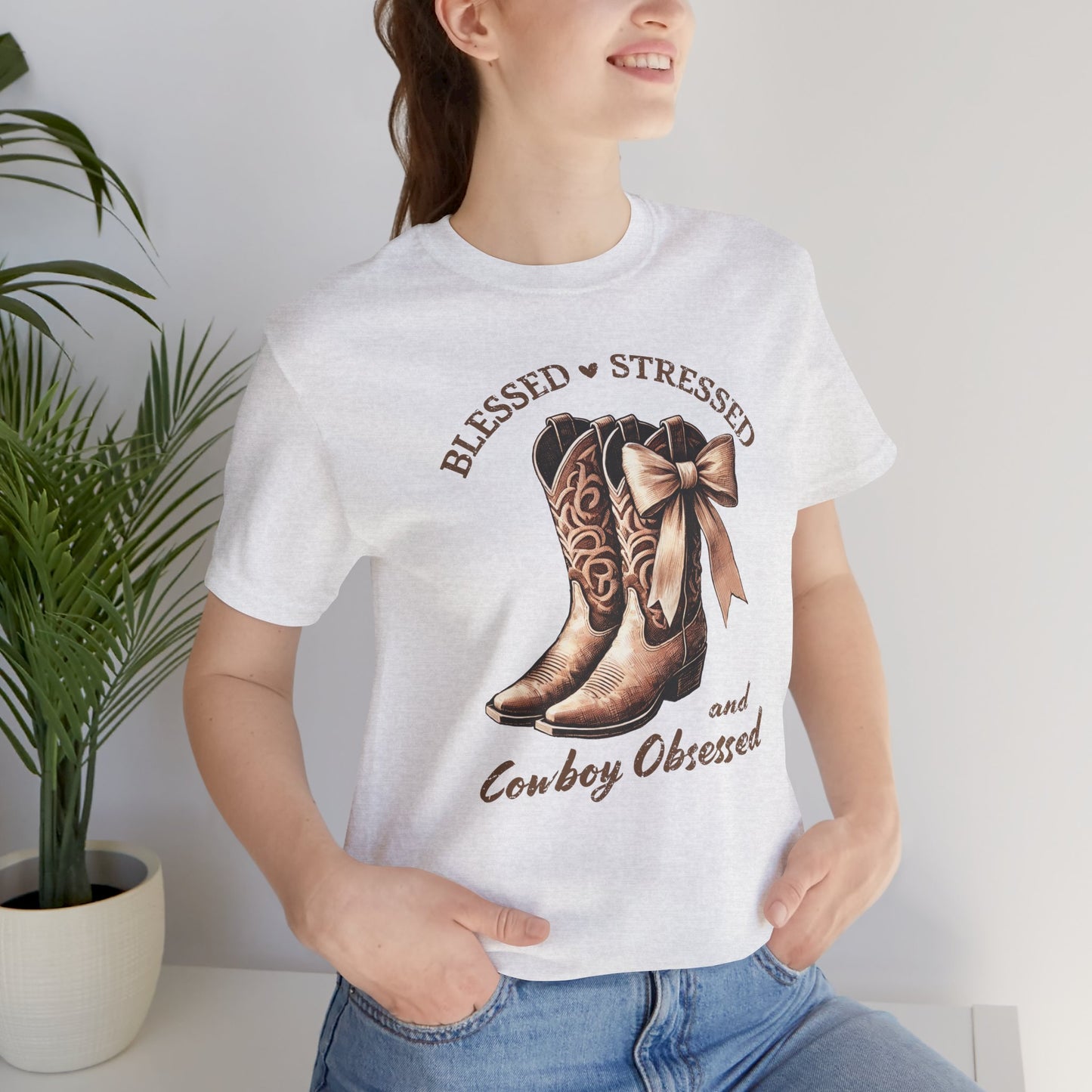 Blessed Stressed & Cowboy Obsessed Tee