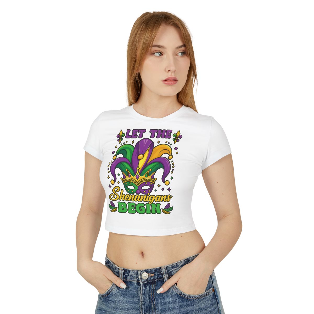 Mardi Gras Women's Baby Tee