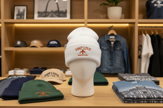 Saint Louis Embroidered Beanie