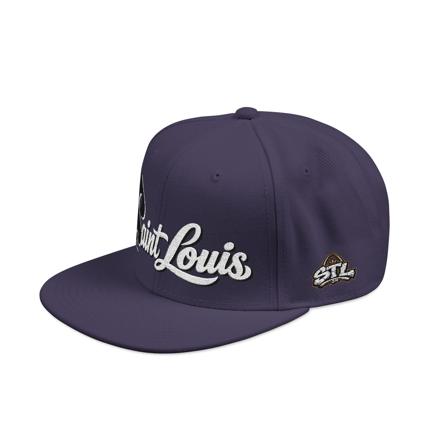 Embroidered 'Saint Louis' Snapback Hat