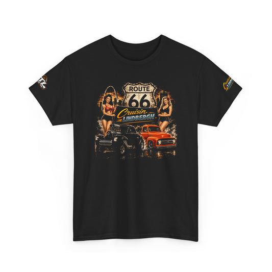 Route 66 Classic Truck T-Shirt — Retro Cruiser & Pinup Garage Tee