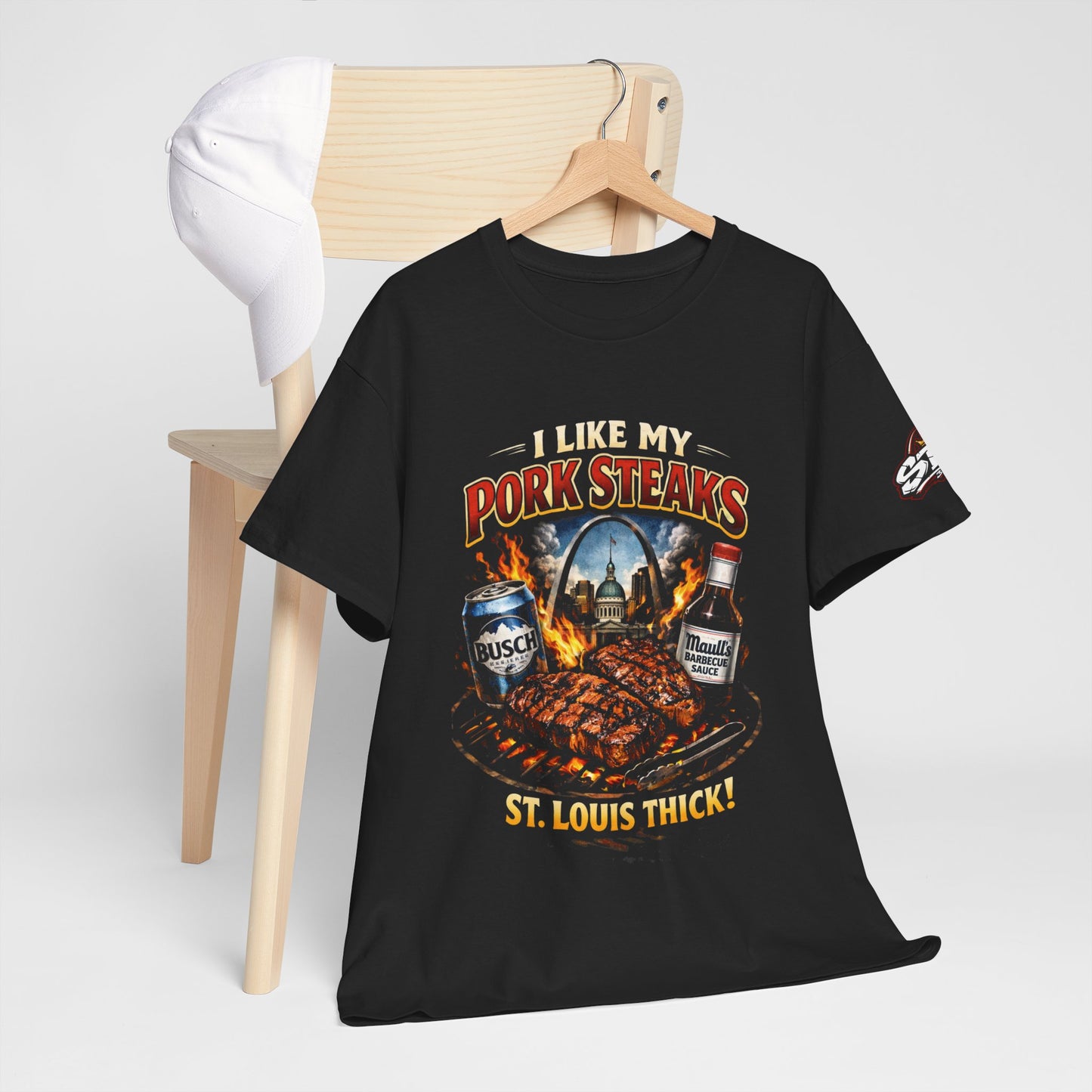 St. Louis Pork Steaks T-Shirt ⚠️ Contains AI-generated models