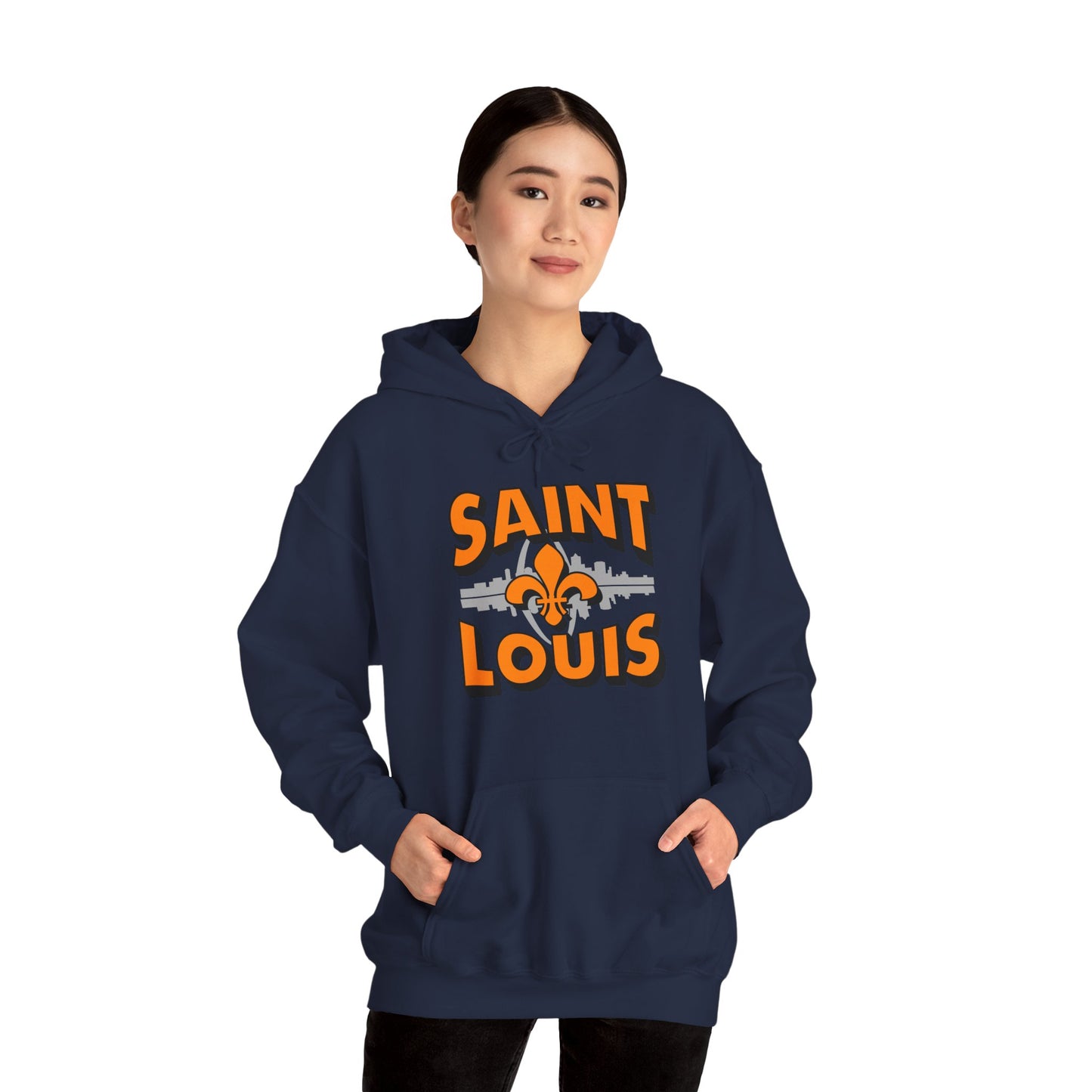 Saint Louis Graphic Hoodie — City Skyline Saint Louis Hoodie