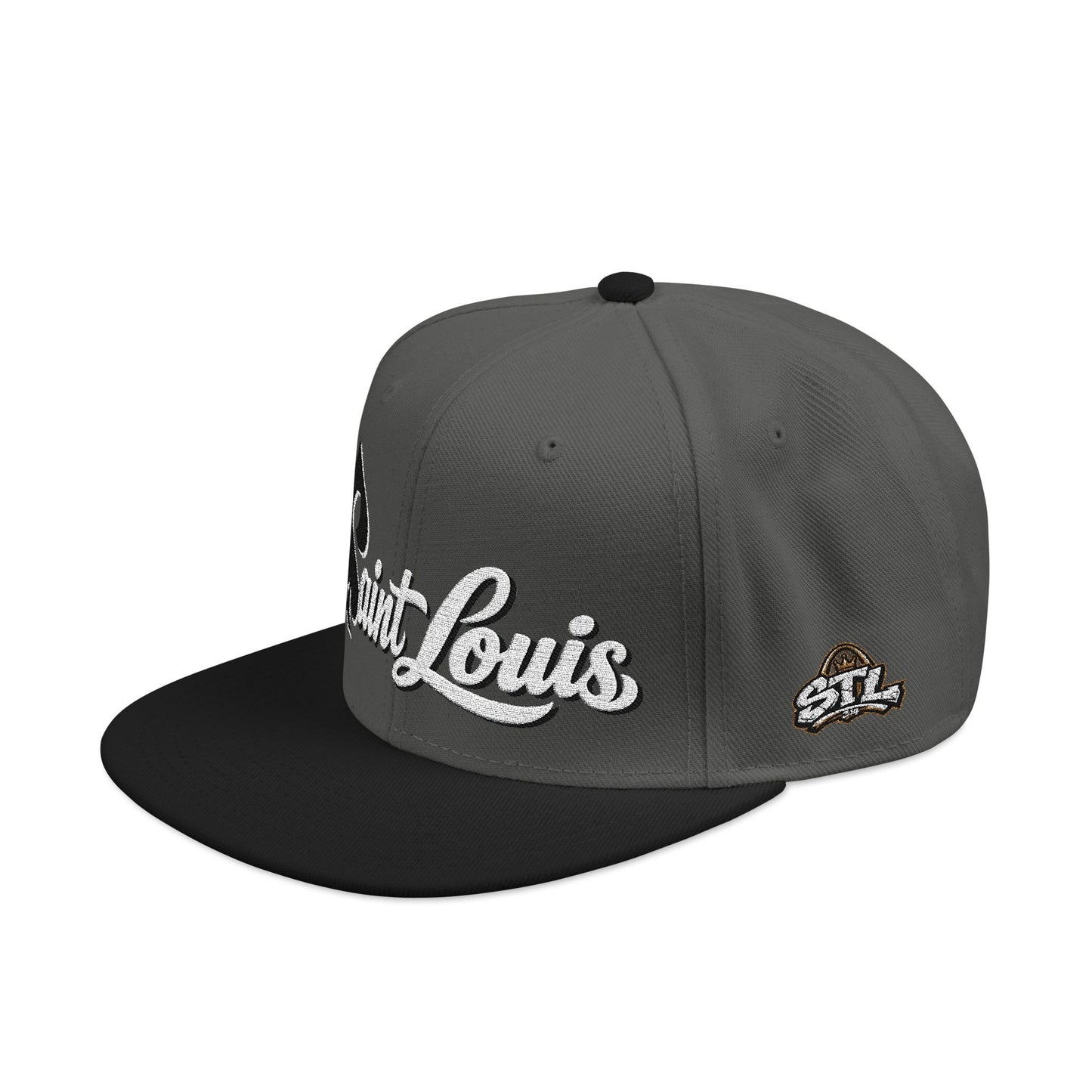 Embroidered 'Saint Louis' Snapback Hat