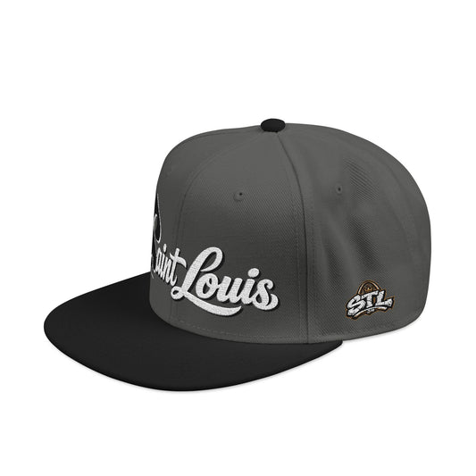 Embroidered 'Saint Louis' Snapback Hat