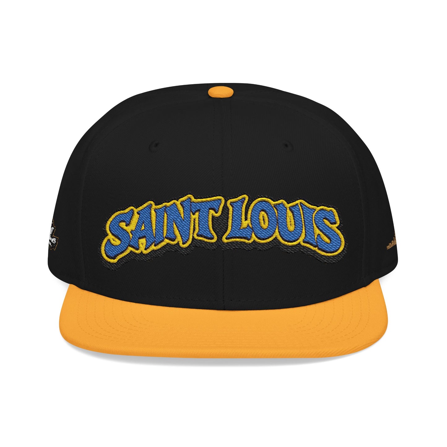 St. Louis Embroidered Snapback Hat — Retro Script Logo Cap