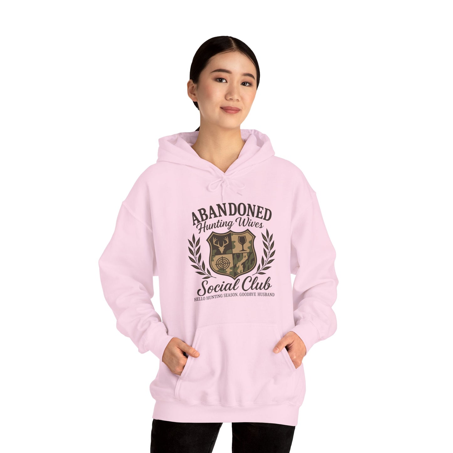 Abandoned Hunters Wives Social Club Hoodie Printify