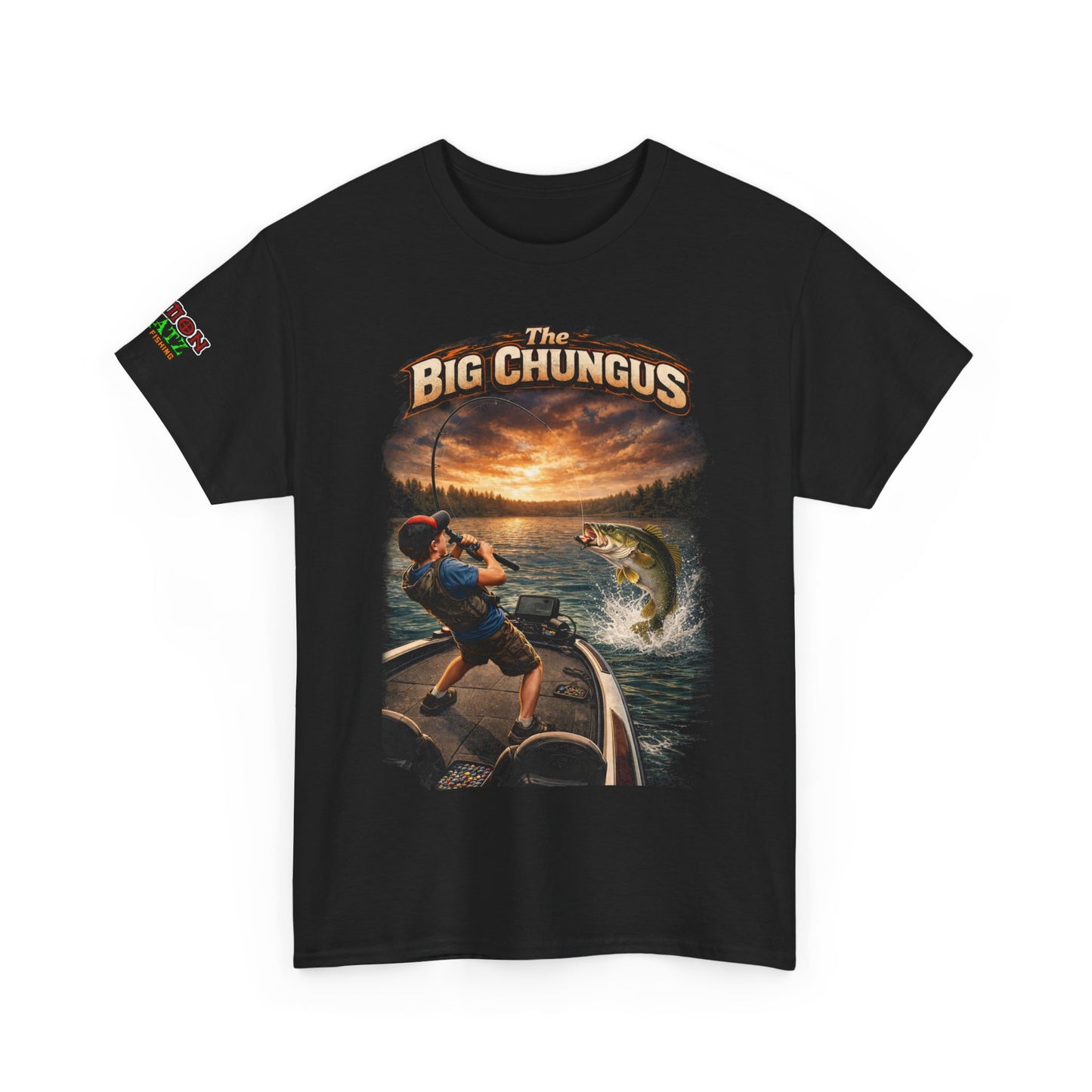 Big Chungus Fishing Tee — Funny Retro Fishing Graphic T‑Shirt