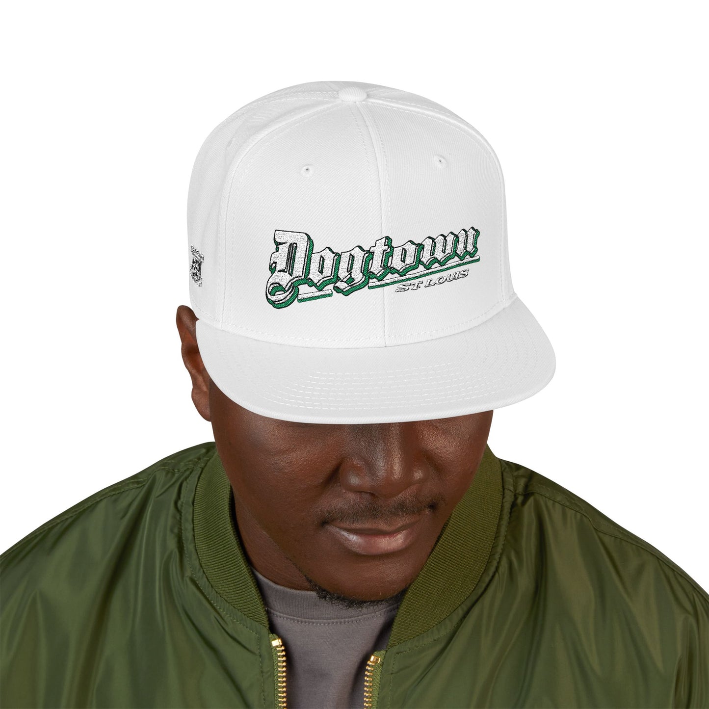 Dogtown Flat Bill Embroidered Hat Printify