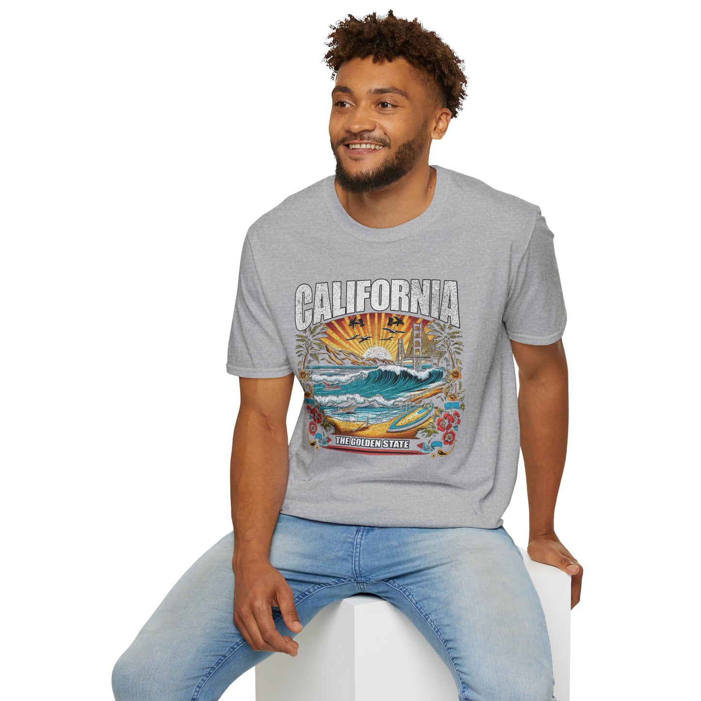 California The Golden State Graphic Tee
