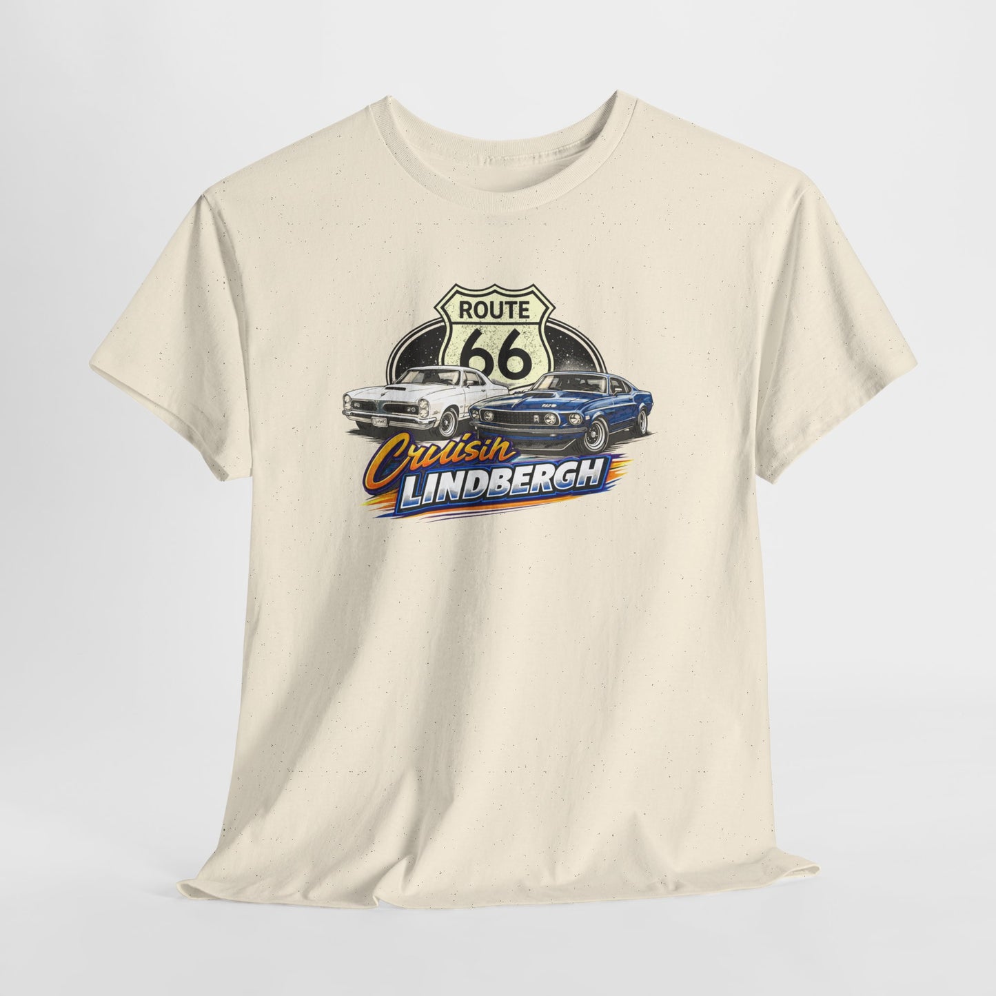 Route 66 Cruiser Tee — Classic Car "Cruising Lindbergh" T-Shirt