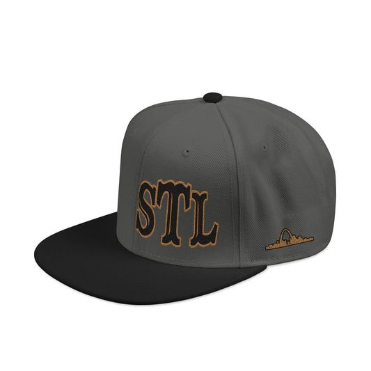 STL Black Gold Edition Embroidered Snapback Hat