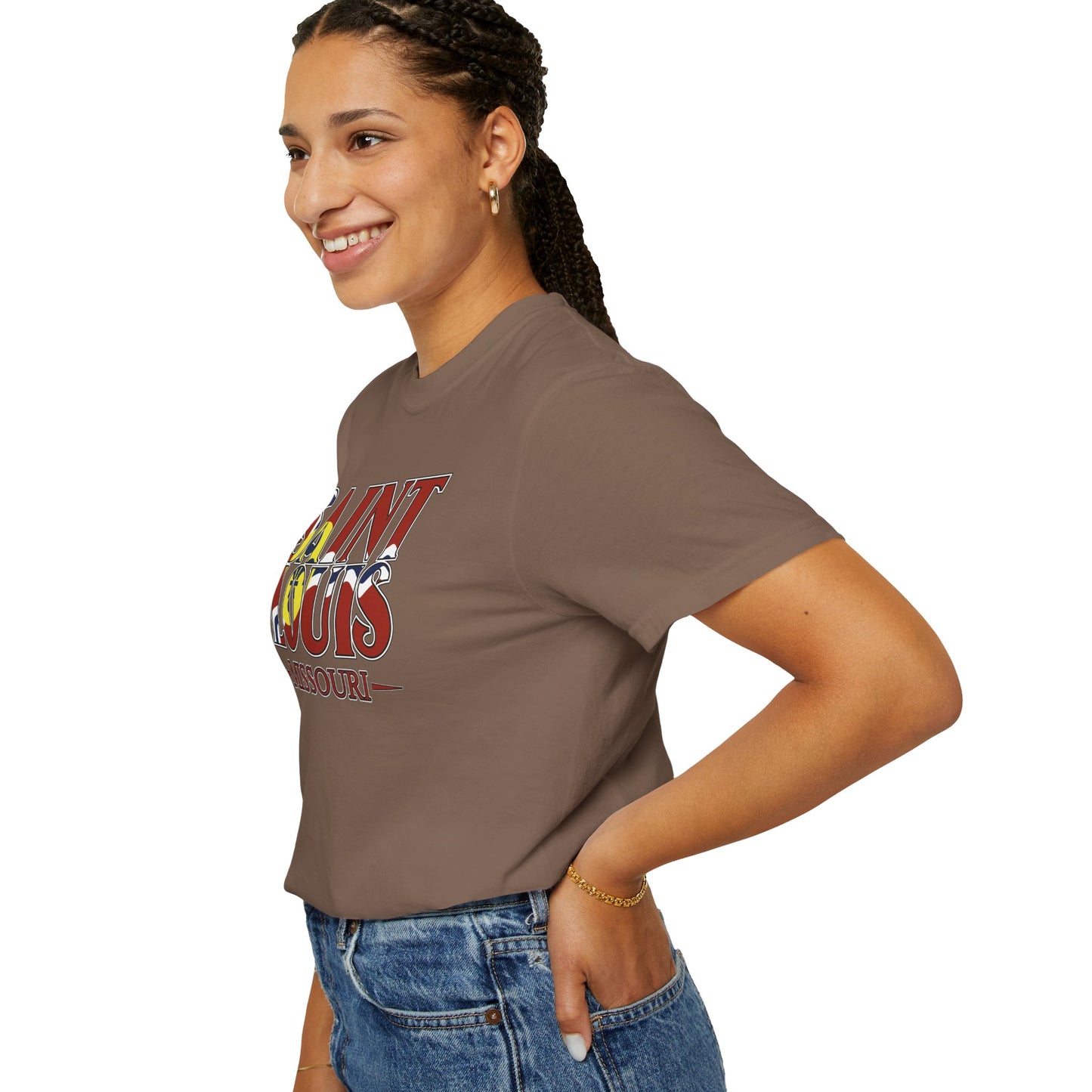 Saint Louis Missouri T-Shirt — Vintage St. Louis Flag Graphic Tee