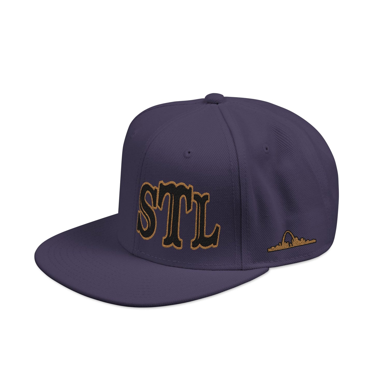STL Black Gold Edition Embroidered Snapback Hat